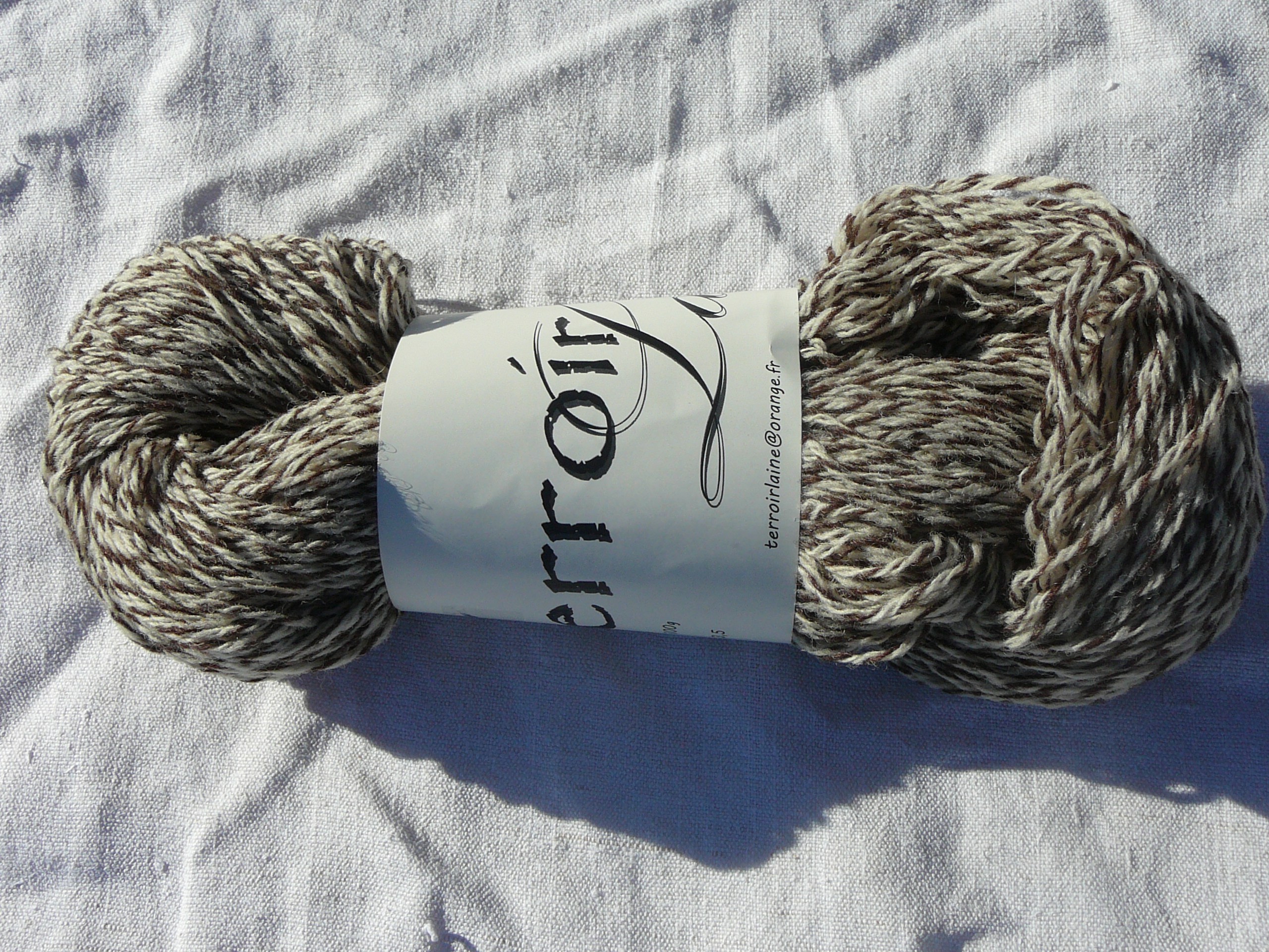 Chiné Tourbe 3 fils